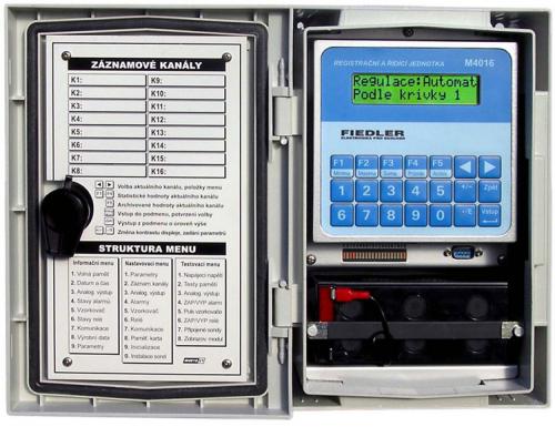 Řídící a registrační jednotka průtoku M4016-RV, snižování ztrát v potrubí, GPRS 